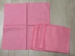 ピンク　5枚セット　ナフキン　ハンカチ