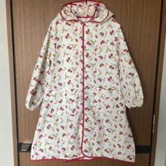 Combi mini キッズレインコート いちご柄 120-130cm