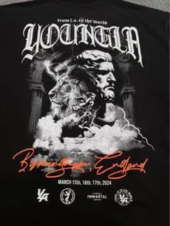 YoungLA 限定Tシャツ2024年アーノルドイングランド大会限定半袖Tシャツ
