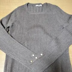 le.coeur blanc ブラウン系ニットセーター サイズ38