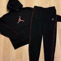 新品 NIKE ナイキ ジョーダン セットアップ上下パーカースウェットパンツ L