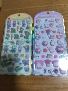 ズートピア ベイマックス コットンパフィーシール 2枚セット