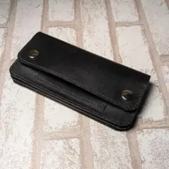 【総手縫い】トラッカーウォレット ロング 3層構造 / 国産ヌメ革