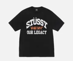 stussy our legacy コラボ　tシャツ sサイズ　確実正規品