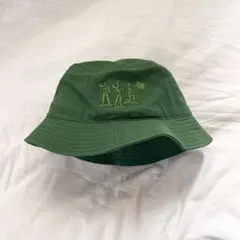 ディズニー　トイストーリー　グリーンアーミーメン　刺繍バケットハット