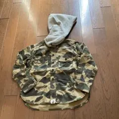 BAPE KIDS 迷彩柄長袖シャツ 100cm