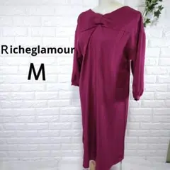 Richeglamour /マゼンタ ワンピース/ M