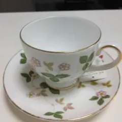 【希少・レア】ウェッジウッド ワイルド ストロベリー カップ&ソーサー　2客
