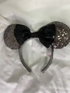ミニー スパンコールカチューシャ ブラウン×ブラック