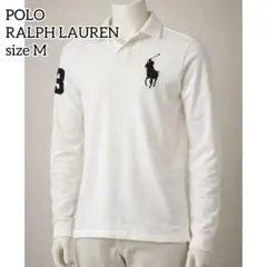 大人気✨現行 ポロラルフローレン ラガーシャツ 長袖ポロシャツ M ビッグポニー