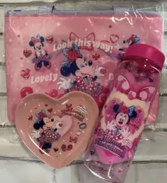 ディズニーミニーのファンダーランド スーベニア ランチケース プレート ボトル