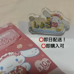 イコラブ　＝LOVE　シナモロール　オリジナルアクリルネームバッジ　瀧脇笙古