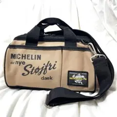 ミシュラン　ツールドバッグ　2way　ショルダー　ブラウンベージュ　美品
