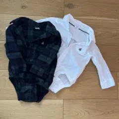 値下げ！GAP☆18-24ヶ月 シャツ・ボディスーツセット　2着セット