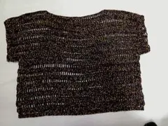 手編みプルオーバー