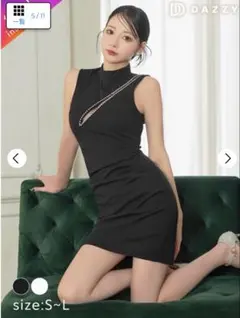 デイジーストア　dazzy キャバドレス　黒　タイトドレス