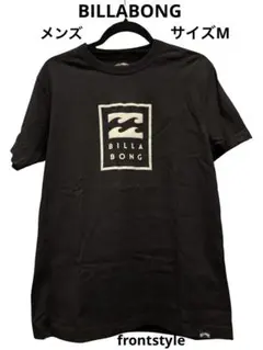 BILLABONG Tシャツ ブラック ロゴプリント メンズ サイズMのサムネイル