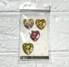 SANRIO BANDAI ポップンベリー 宝石風 シール ハート デコ レア