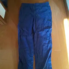 Chico's ネイビー カーゴパンツ 1.5 快適な着心地