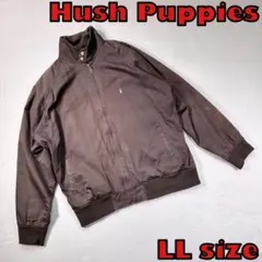 【HUSH puppies】ブルゾンジャケット　ブラウン　メンズ　LLサイズ