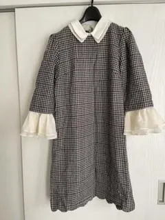 31 sons de mode ︎ チェック襟付きワンピース