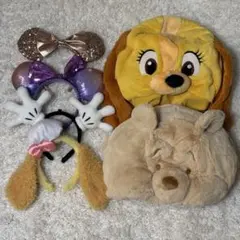ディズニー カチューシャ＆ファンキャップ まとめ売り