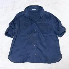 theory luxe セオリーリュクス リネンシャツ ネイビー 38 美品