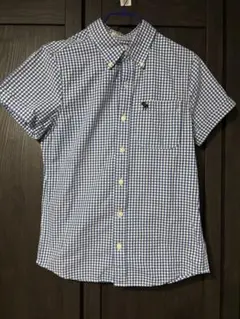チェック半袖シャツ