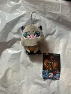 新品未使用 伊之助 鬼滅の刃 もちぴこマスコット①５