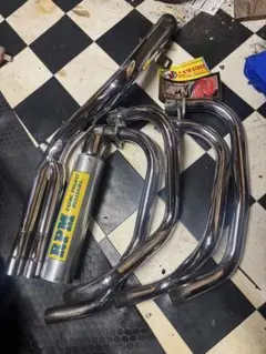 美品 XJR400 4HM ミスティ ミッドナイトモナカマフラー - メルカリ