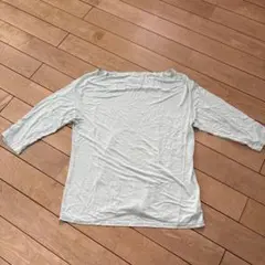 Eddie Bauer 水色 五分袖 Tシャツ PM