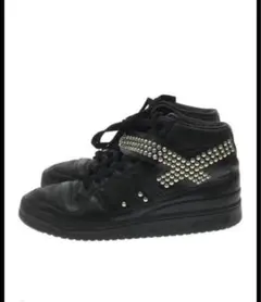 【美品】ADIDAS FORUM MID STUDDED BLACK