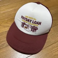 HUF キャップ PAYDAY LOAN バーガンディ