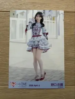 野口衣織 劇薬中毒 生写真 歌唱衣装 ヒキ イコラブ