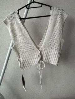 SSEI'S 2WAY ニットベスト アイボリー