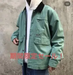 HUF ミントグリーン カジュアルジャケット　ブルゾン　アウター