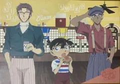 名探偵コナン コナンカフェ 特典 ランチョンマット 等身 コナン 沖矢 安室のサムネイル