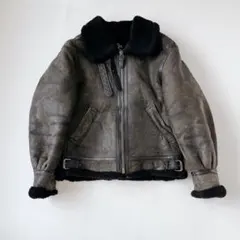 AVIREX B-3 フライトジャケット　レザー　ムートン