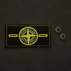 【未使用】STONE ISLAND ストーンアイランド　タグ　ワッペンボタン付きのサムネイル