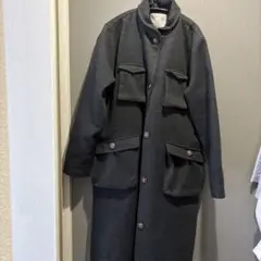 FURRY RATE ダークグレー ロングコート　美品のサムネイル