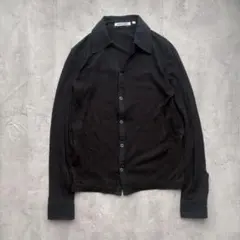 【Semantic design】y2k スキッパーリブシャツ M長袖のサムネイル
