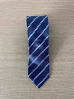 【新品】ダンヒル 　ブルー系ストライプ　ネクタイ