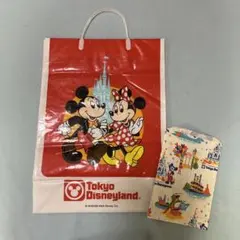 東京ディズニーランド　昭和レトロ　ショッパーと紙袋
