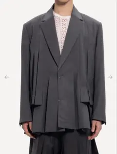 26ss Fhen chen wang プリーツ セットアップ M