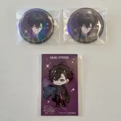 にじさんじ HUB Oriens 缶バッジ カード　ウエハース　佐伯イッテツ