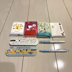 日本生命 フリクション ボールペン ポケットティッシュ スヌーピー