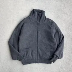 美品』BASIC AND ACCENT グレー ジップアップジャケット - メルカリ