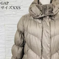 GAP ギャップ ダウンジャケット グレー XS ベルト付き ウエストマーク 