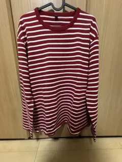 UNIQLO ユニクロ　ボーダーロンTのサムネイル