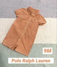 Polo Ralph Lauren オレンジチェックシャツ 3M